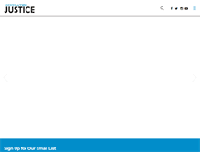 Tablet Screenshot of generationjustice.org